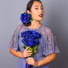 Aoife Oversized Rose Clip in Galaxy