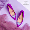 Custom Slogan Glitter Heart Shoe Clips