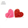 Loverdose: Glitter Heart Bobby Pin Pair