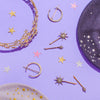 Aurora and Luna Moon and Star Barrette and Bobby Pin Set
