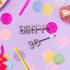 Birthday Girl Dirty 30 Crystal Elektra Bobby Pin Pair