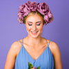Lilac Dreams Oversized Peony Crown