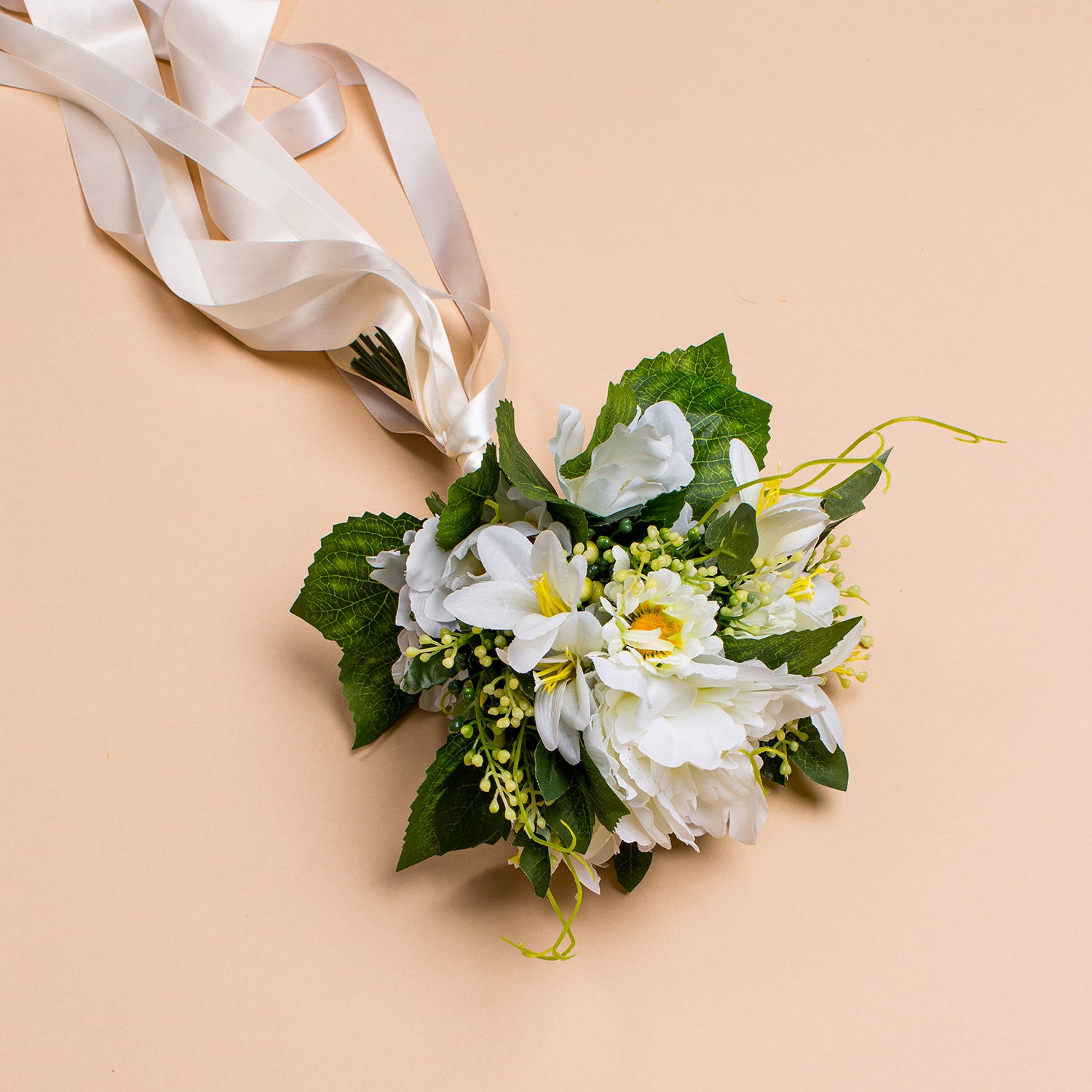 Maurelle Peony and Daisy Bouquet – Crown and Glory