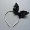 Glitter Bat Bow Headband