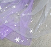 Nebula Ombré Star Embellished Veil