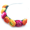 Ranunculus Headband in Tutti Frutti